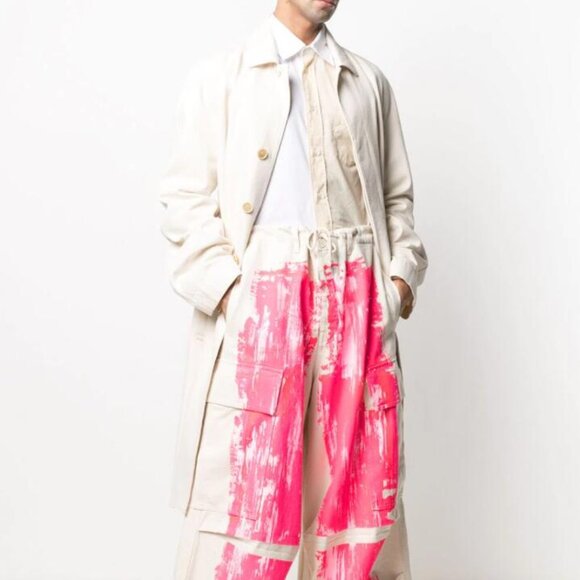 BNWT SS21 MARNI OFF WHITE DENIM TRENCH COAT 48 & 50 - Picture 1 of 15